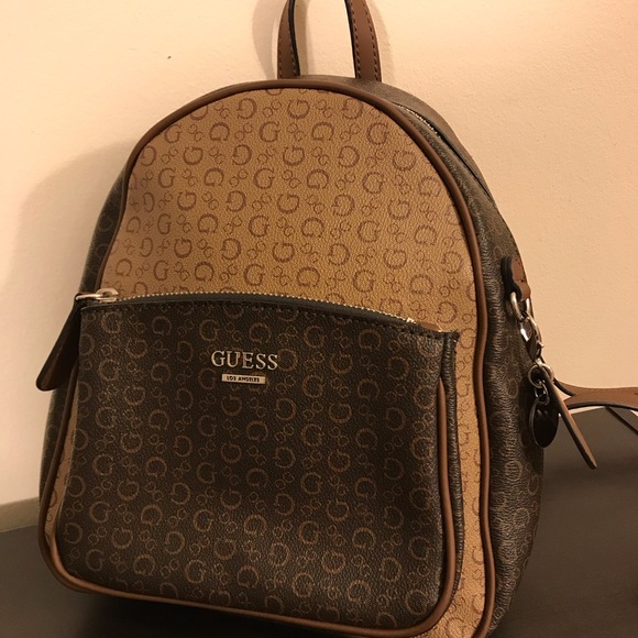 guess backpack brown